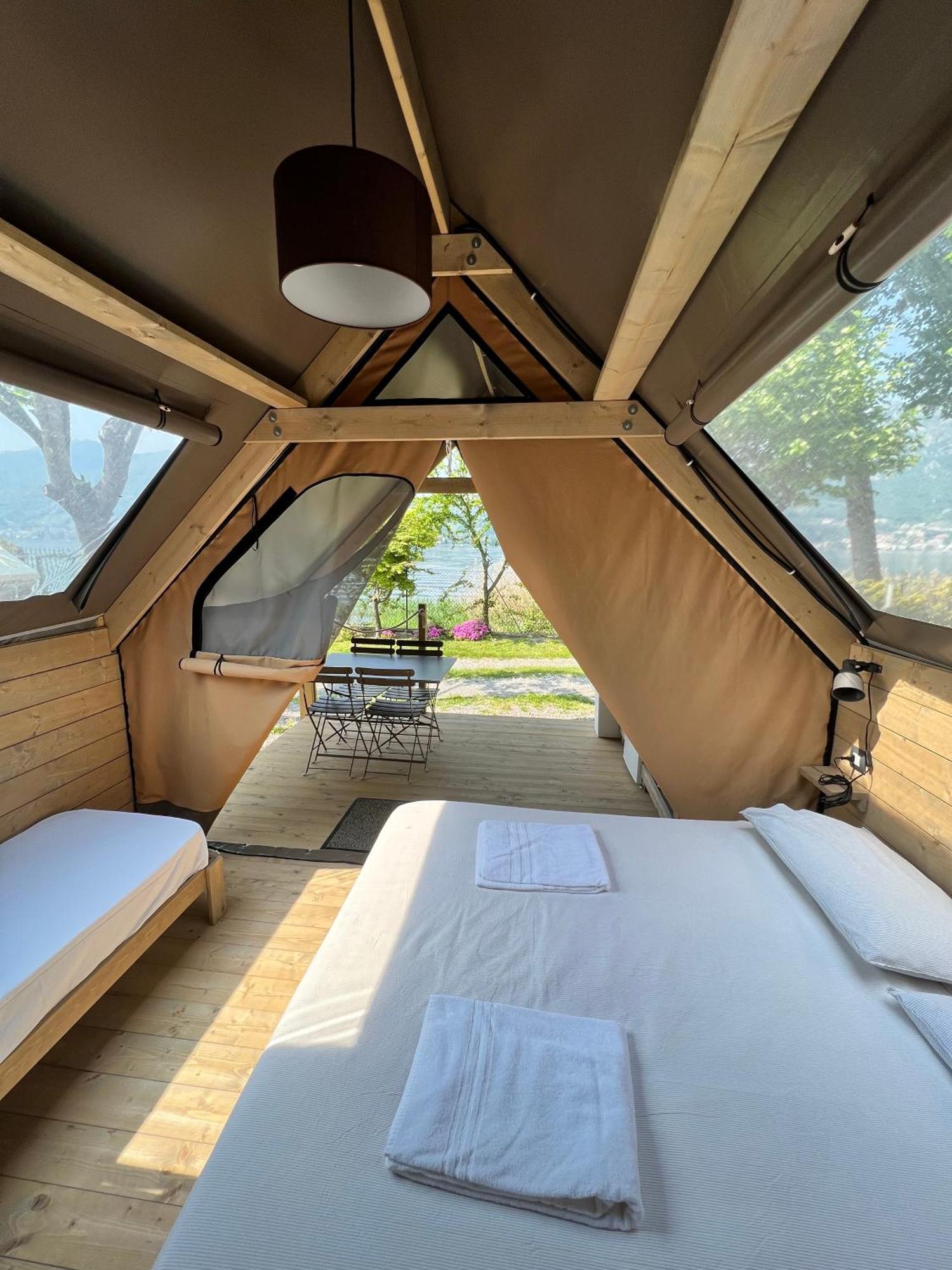 Glamping Camping Rivabella Lecco Exterior foto